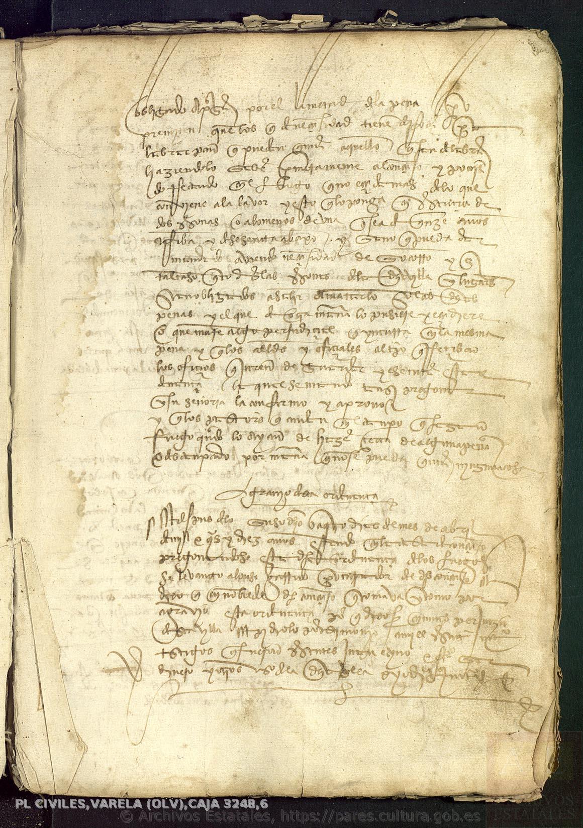pagina 73 libro de ordenanzas de la villa de fermoselle - zamora